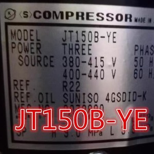 Compresseur hermétique JT150B YE JT150BK YE JT112BK YE pour équipement frigorifique, climatisation, refroidissement et chauffage - Product Image 2