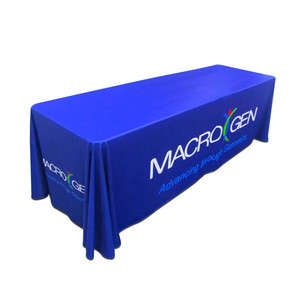 2024 publicité 4ft/5ft/6ft/8ft nappe d'exposition de salon, nappe d'impression de logo taille personnalisée disponible - Product Image 1