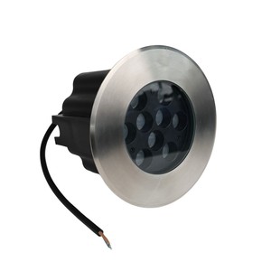 Lumière LED encastrée ronde pour extérieur, boîtier en acier inoxydable, étanche IP67, 9W 18W 24W, lampe de sol encastrée pour jardin et allée - Product Image 1
