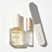 MRUIS Set de Preparación para el Cuidado de Uñas, Lápiz de Aceite para Cutículas, Lima de Uñas, Nutre, Moldea y Protege las Uñas, Kit de Pre-Manicura para Salón, OEM