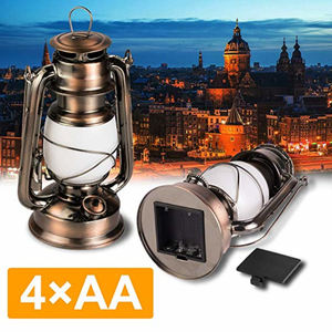 <span class=keywords><strong>Lampe</strong></span> de Nuit Vintage Contre la <span class=keywords><strong>Tempête</strong></span> Portable Lanterne Interrupteur Électrique <span class=keywords><strong>Lampe</strong></span> <span class=keywords><strong>À</strong></span> Kérosène Peint <span class=keywords><strong>À</strong></span> La Main En Métal Rouge Lanterne Suspendue - Product Image 3