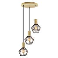 Lampe suspendue E27 style cage, style nordique, pour bar, restaurant, chambre, cuisine, salle à manger