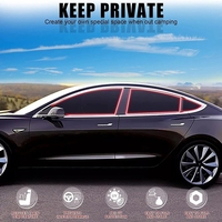 Pare-soleil de vitre latérale de voiture Pare-soleil de pare-brise avant et arrière pour Tesla Model 3 Model Y accessoires