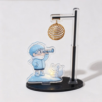 Support en acrylique personnalisé Vigreat avec lampe LED, lumière chaude, design anime imprimé UV pour la décoration de la pièce