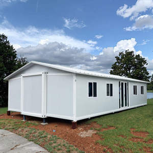 Casa Contenedor de Acero de Lujo Expandible de 40 pies, 2-4 Dormitorios, Cocina, Baño, Diseño Moderno, Casa Modular para Oficina o Residencia - Product Image 4