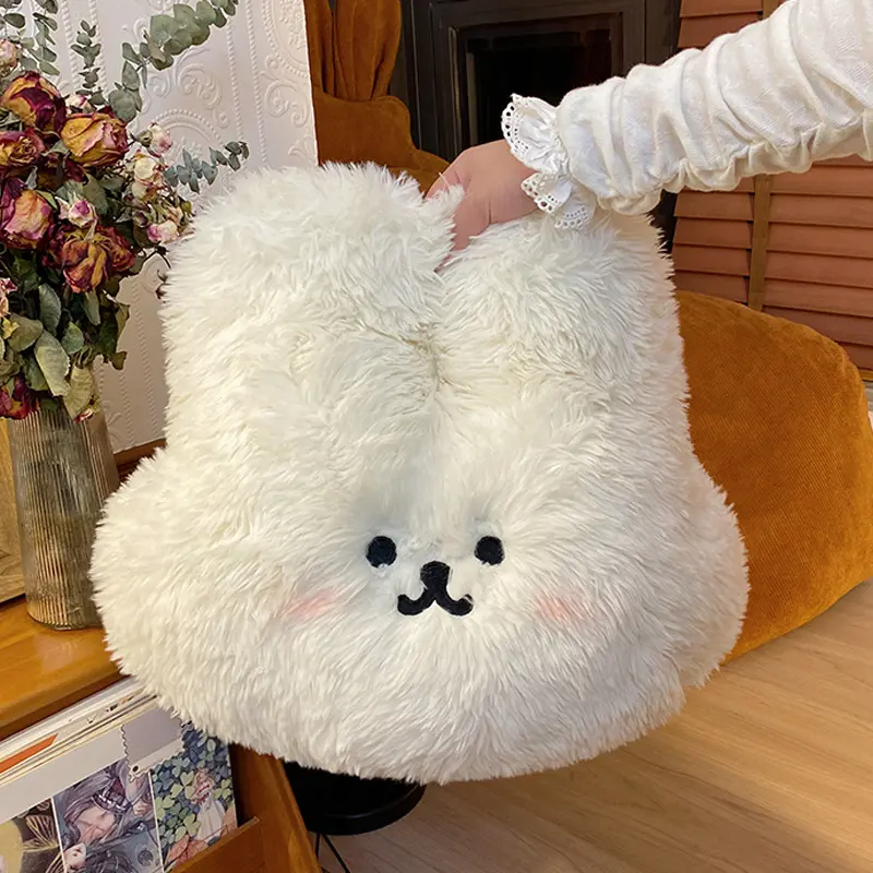 Poupée en peluche en forme de lapin Oreiller super doux au design mignon