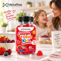 Complément alimentaire en gommes Omega DHA pour adolescents, marque privée OEM, nutrition cérébrale, 60 unités, 90 g
