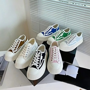 Zapatillas de plataforma de lona con cordones, diseño de dientes de sierra verticales, estilo casual, para mujer, novedad 2026 - Product Image 3