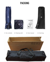 4.2m 4.8m 5.2m Anti-UV pare-soleil pliant automatique couvrant le toit de la voiture couverture parapluie parasol avec télécommande