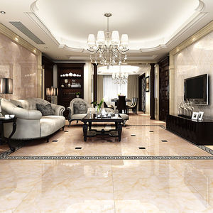 Piastrelle in Porcellana Verde <span class=keywords><strong>Smeraldo</strong></span> Effetto Marmo 800x800mm Antiscivolo per Interni Soggiorno, Guangdong Foshan - Product Image 2