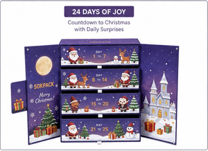 Luxury 4 Layer Drawer <b>Christmas</b> Mystery <b>Box</b> with Drawers Rigid Paperboard Advent Calendar for Cosmetic and Beauty Product - Product Image 4