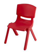 Chaises d'école empilables en plastique colorées, hauteur de siège 11 pouces, pour les écoles maternelles