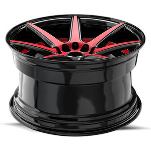 Nuevas Llantas de Aleación de 17-20 Pulgadas, Siete Radios, PCD 5x114.3/5x120, Cara Roja Mecanizada, Cóncavas, Forjadas, para Autos de Pasajeros - Product Image 4