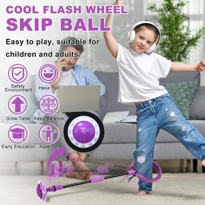 Portable Foldable Colorful Flash Wheel Swing <strong>Skip</strong> Ball, Kids Toys for Girls &amp; Boys, Sports Fitness for Kids &amp; Adults. Gifts - Product Image 3