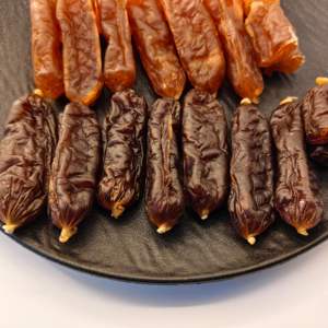 Commercio all'ingrosso 100% naturale di alta qualità sano cane gatto Snack secco di pollo di anatra Premium di cristallo salsiccia di manzo essiccato - Product Image 3