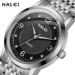 Montre Homme Quartz Originale HALEI Neuve, Étanche 3 ATM, Acier Inoxydable, Aiguilles, Mouvement Japonais, Vente en Gros, Livraison Directe - Product Image 1