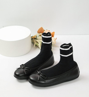 Nouvelles Chaussures Plates de Luxe pour Femmes Automne Hiver 2026 avec Chaussettes, Grandes Tailles 36-43, Prix de Gros, Chaussures Scolaires pour Filles