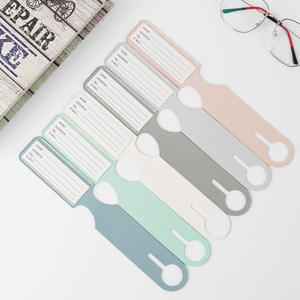 Valise de ligne aérienne en cuir PVC, étiquette de bagage sac de voyage nommé étiquettes d'adresse couverture étanche simple étiquette de bagage marque/ - Product Image 6