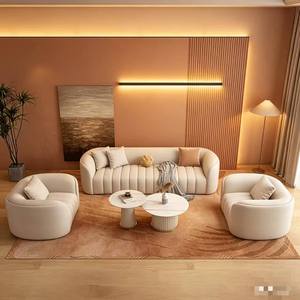 Set di Divani e Tavolino da Caffè per Soggiorno, Salone, Centro Estetico, Area Reception e Relax, Vendibili Separatamente - Product Image 2