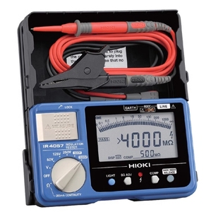 Mégohmmètre HIOKI IR4057-50, Mégohmmètre de mesure de résistance d'isolement, adopte une conception intégrée - Product Image 6