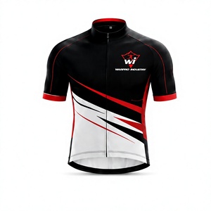 Ensemble de cyclisme professionnel unisexe, maillot et short à bretelles avec motif de crâne, léger, respirant, écologique, évacuant l'humidité, vêtements de sport - Product Image 1