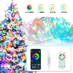 LED Strip Light RGB Bluetooth impermeabile linea in pelle luce decorazioni natalizie per la casa vacanza atmosfera decorativa luce 10m