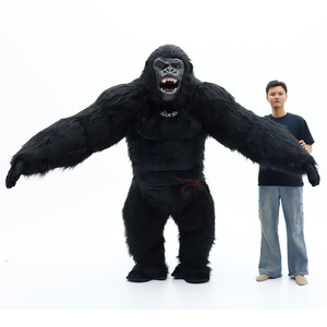 Costume de mascotte gonflable de film 2025 Gorilla King <span class=keywords><strong>Kong</strong></span> <span class=keywords><strong>vs</strong></span> <span class=keywords><strong>Godzilla</strong></span>, singe roi de Hong <span class=keywords><strong>Kong</strong></span>, 2m, 2.6m, 3m, le meilleur costume - Product Image 1