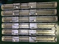 Mesa de máquina de grabado de metal pequeña con guía lineal deslizante de aluminio, husillo de bolas, etapa lineal motorizada, precisión de 2um, certificación CE