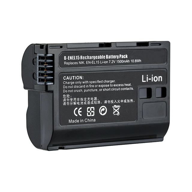 EN-EL15 Digital Camera Battery Camera Accessories Rechargeable Li-ion Battery