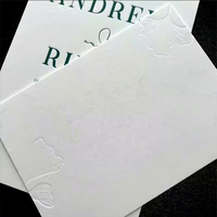 Cartes de visite professionnelles en carton gaufré numérique personnalisées de qualité supérieure, cartes de remerciement, cartes d'invitation en gros