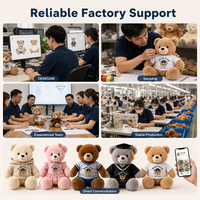 Ours en peluche personnalisés en gros avec emballage à marque privée pour la vente au détail, les boutiques e-commerce et les collections de cadeaux