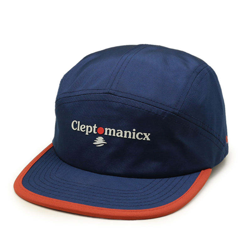 Navy Blue + embroidery logo + edge banding