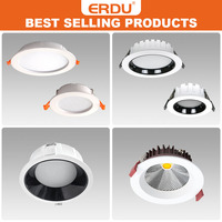Spot LED encastré moderne 5W en aluminium pour bureau à domicile, avec autofocus, angle de faisceau réglable à 30°, indice de protection IP20, garantie 3 ans