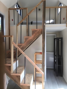 2025 nouveau style personnalisé minuscule mobile préfabriqué structure en acier maison remorque belle <span class=keywords><strong>location</strong></span> de studio pour voyage ou bureau - Product Image 5
