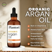 Huile d'Argan Bio en Vrac 100% Pure du Maroc, Pressée à Froid à Partir de Graines, pour Soins de la Peau et des Cheveux, Hydratant, Huile Corporelle, Origine Maroc