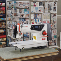 JK9801 Meilleure machine à coudre industrielle à pied pour la marche sur cuir Machines à coudre pour vêtements avec moteur à entraînement direct pour vêtements