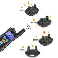 Collier de dressage pour chien T755 avec télécommande 800m, étanche IP67, 4 modes, 20 niveaux, 3 canaux, vente en gros OEM