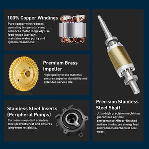 Prix usine usage domestique Vortex Qb60 Qb80 1/2hp pompe à <span class=keywords><strong>eau</strong></span> pour irrigation Booster centrifuge - Product Image 4