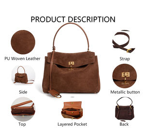 3214-1秋冬デザイナーフロスティング牛本物のレザークロスボディバッグ女性女性ハンドバッグ - Product Image 2