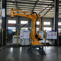 Robot de palettisation automatique, bras robotique industriel pour la manutention, le chargement, le déchargement et l'empilage de boîtes, sacs et cartons