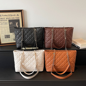 Новинка: Большая сумка-тоут с молнией, роскошная сумка-клатч из PU, женская сумка через плечо с большой вместимостью. - Product Image 4