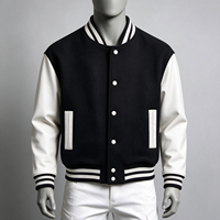 Nouvelle Veste Bomber de Baseball Classique Américaine Vintage Personnalisée avec Broderie en Serviette, Manteau Letterman Streetwear Lourd
