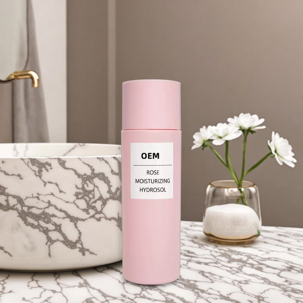 Hot Sell Damascus Rose Hydrosol Skin Toner for the Face Wholesale Products Moisturizing Hydration Skin Care Products Rose Water