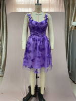 Robe d'occasion formelle femmes fête mariage robes de bal vert clair chérie a-ligne papillon robes de soirée
