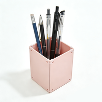 Boîte de rangement en silicone DIY empilable et détachable, organisateur de bureau pastel pour fournitures de bureau, cosmétiques et sous-vêtements