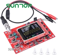 Kit de Osciloscopio, Osciloscopio Digital de Bolsillo TFT de 2.4 Pulgadas, Kit de Piezas DIY, Juego de Aprendizaje Electrónico con Componentes SMD Soldados