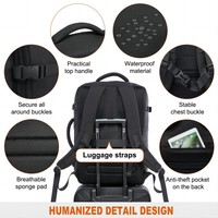 Offre Spéciale nouveau sac à dos d'affaires multifonctionnel sac de voyage étanche étudiant cartable sac à dos hommes sacs à dos d'affaires