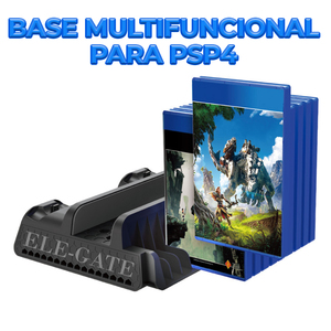 Ele-Gate Base Multifuncional Para <b>Ps4</b> Com Suporte E Armazenamento De Jogos - Product Image 2