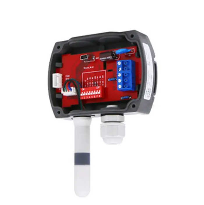 Track installation Temperature and Humidity Transmitter RS485 Digital LCD Display Greenhouse Temperature and Humidity Sensor