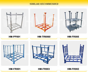 Palet de Almacenamiento de Rollos Textiles para Manejo de Materiales, Palet de Acero Metálico Soldado Duradero con Recubrimiento en Polvo, Palet de Almacenamiento de Tela Apilable - Product Image 6